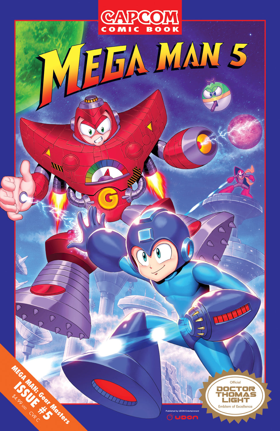 Mega Man: Gear Masters #5 (of 5) Cover C – 1:5 Ratio Genzoman Variant