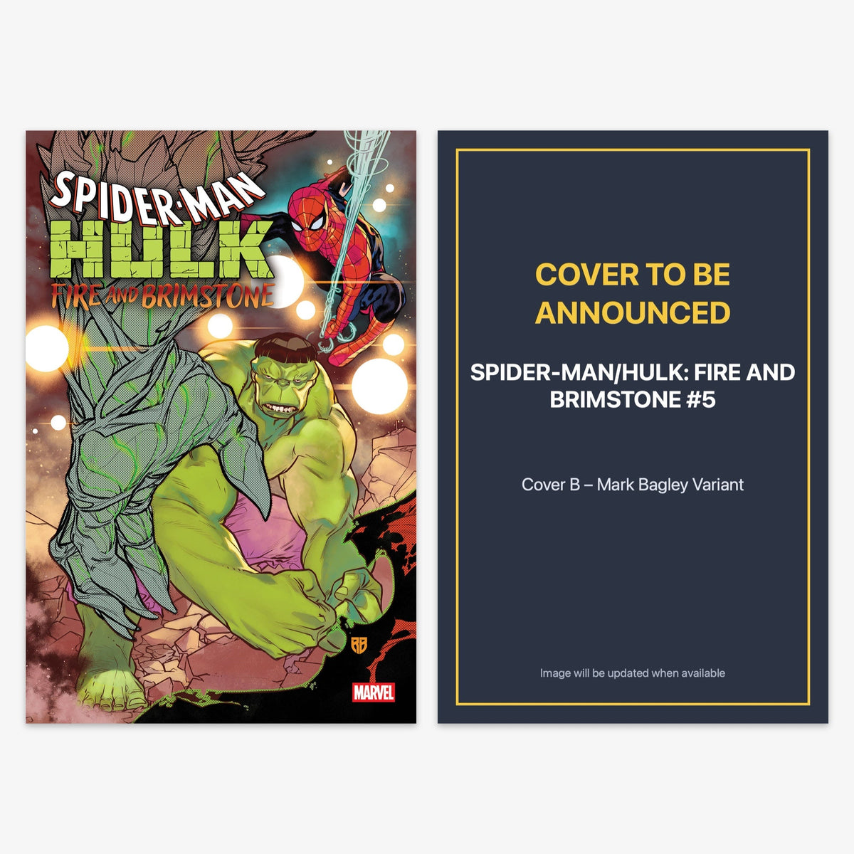 Spider-Man/Hulk: Fire and Brimstone #5 Bundle – Covers A & B