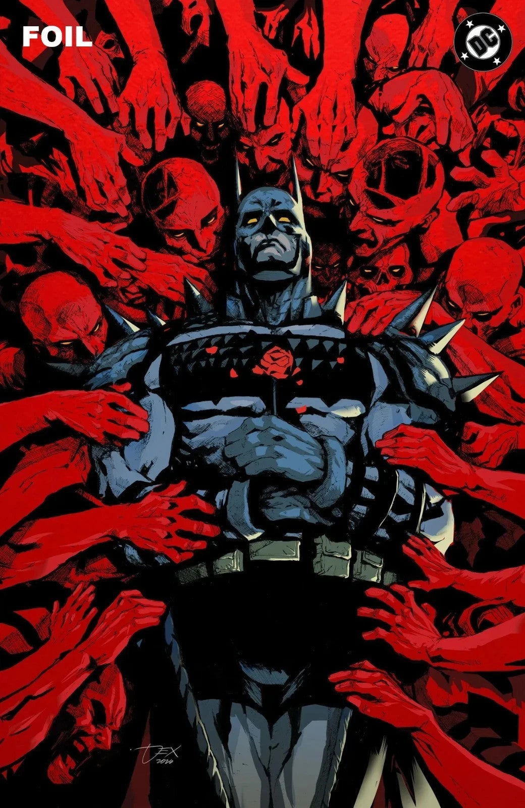ABSOLUTE BATMAN #23 DEXTER SOY FANEXPO CHICAGO FUNERAL VARIANT RED FOIL