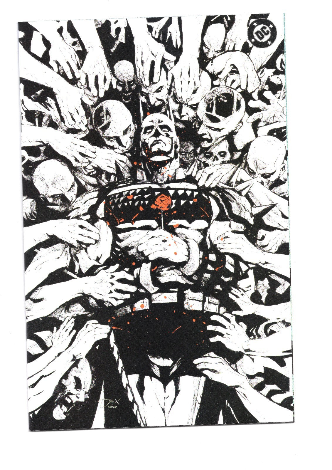 ABSOLUTE BATMAN #23 DEXTER SOY FANEXPO CHICAGO EXCLUSIVE FUNERAL VARIANT SKETCH