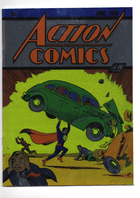 ACTION COMICS #1 FACSIMILE EDITION CVR C JOE SHUSTER FOIL VAR OVERSIZED