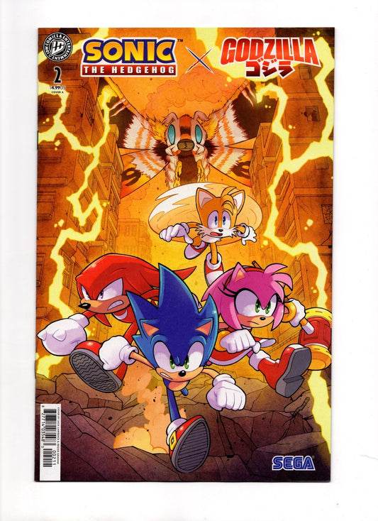 Sonic the Hedgehog x Godzilla #2 Cover A (Lawrence)