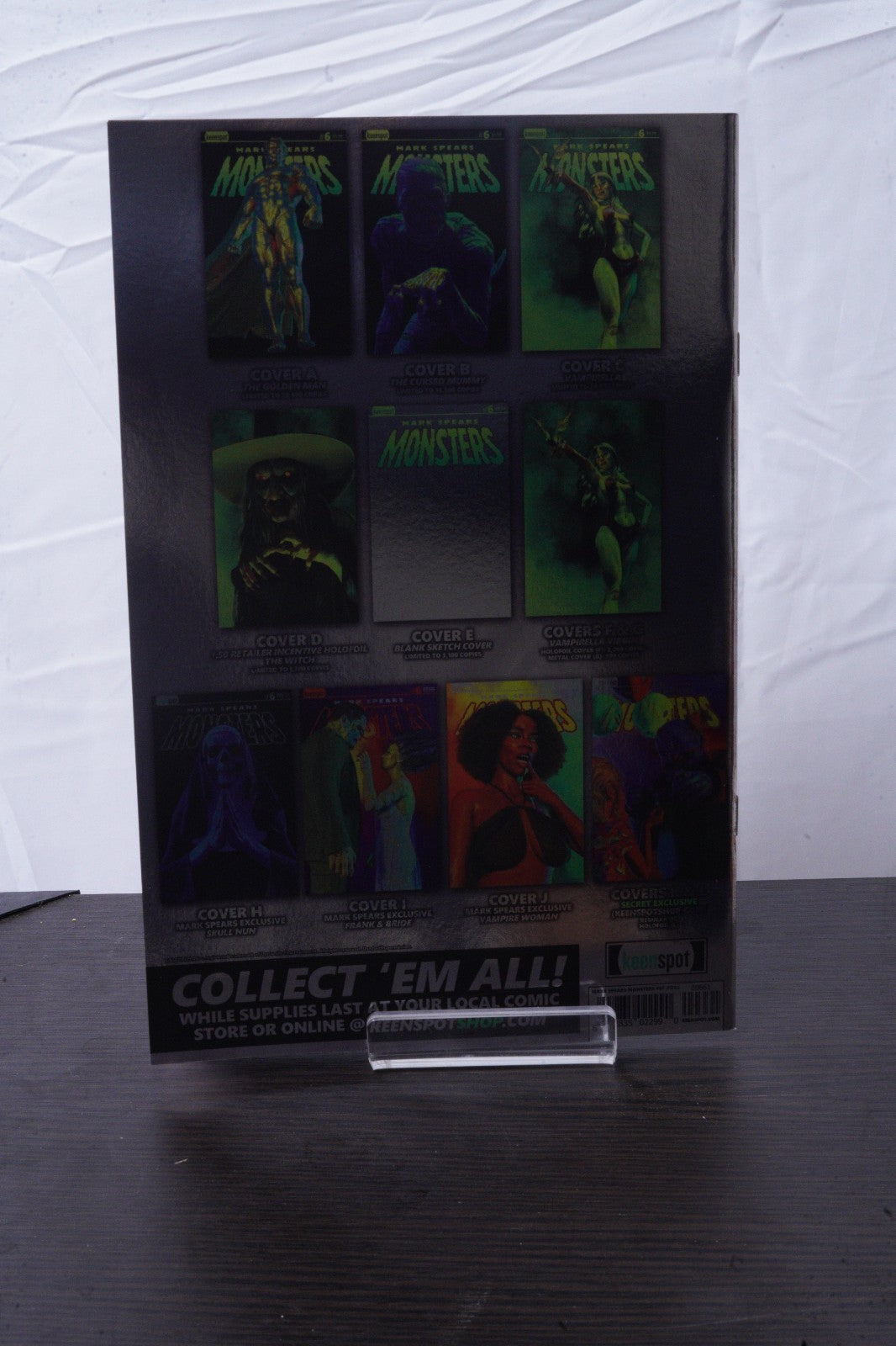 Mark Spears Monsters Issue #6 - Mark Spears - Vampirella Cover C + F + G SET