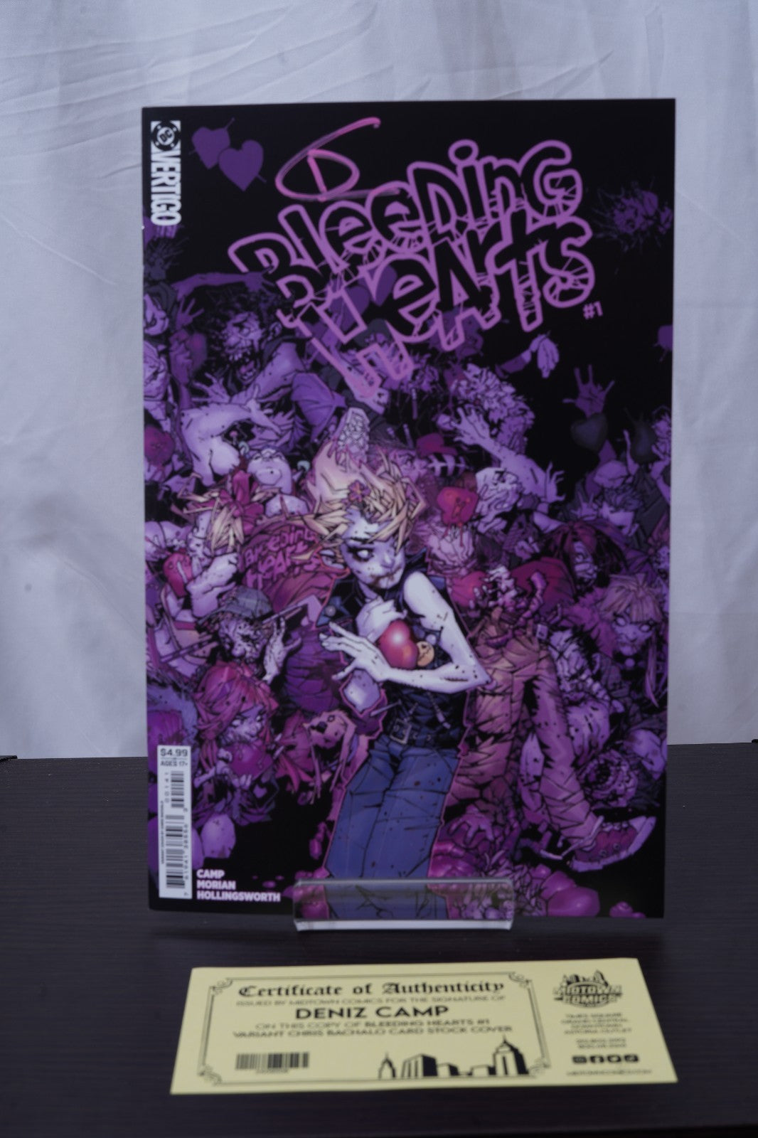 Bleeding Hearts #1 - Cover L Variant Chris Bachalo - Signed By Deniz Camp