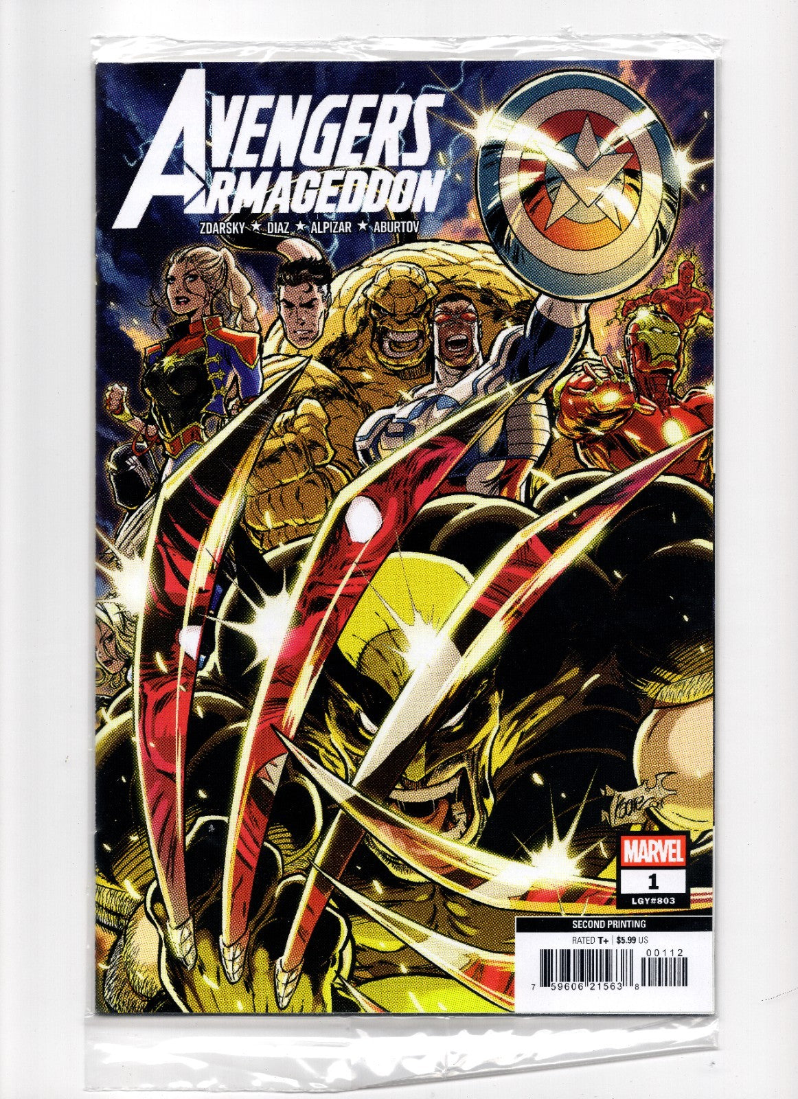 AVENGERS: ARMAGEDDON #1 KAARE ANDREWS 2ND PRINTING VARIANT