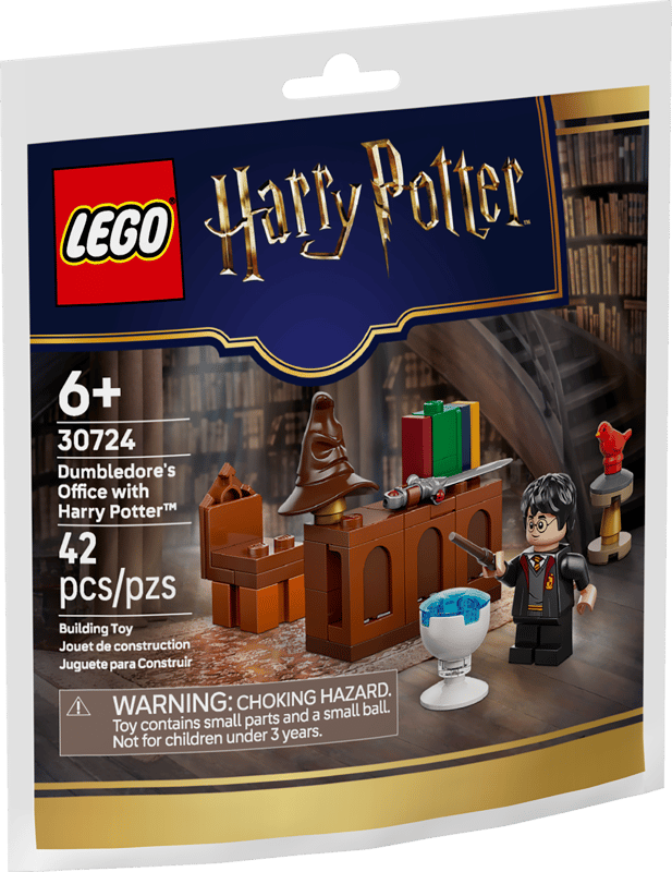 LEGO Ministry Munchies & The Daily Prophet Stands  + Dumbledore's Office GWP