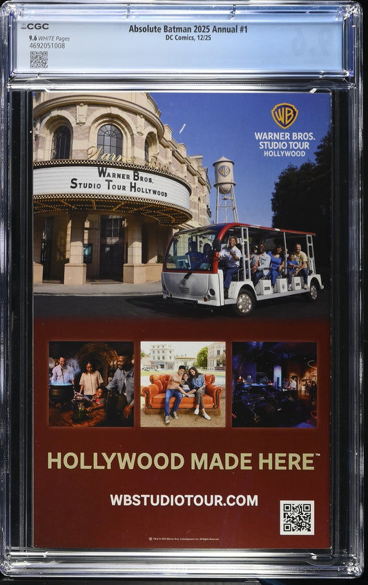 CGC 9.6 Absolute Batman Annual #1 Daniel Warren Johnson 1st Print Cover A 2025