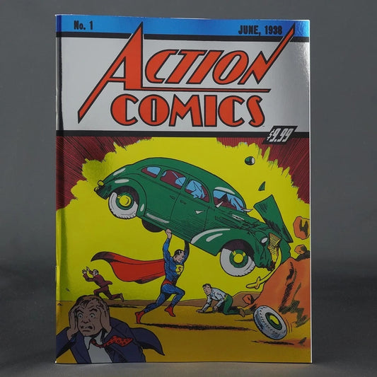 ACTION COMICS #1 FACSIMILE EDITION CVR C JOE SHUSTER FOIL VAR OVERSIZED