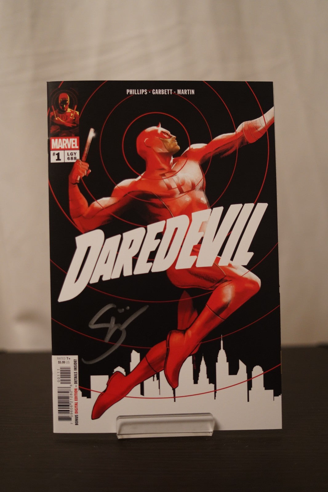 Daredevil #1 2026 Signed By Stephanie Phillips | Cvr A | 1st Apperance of Omen