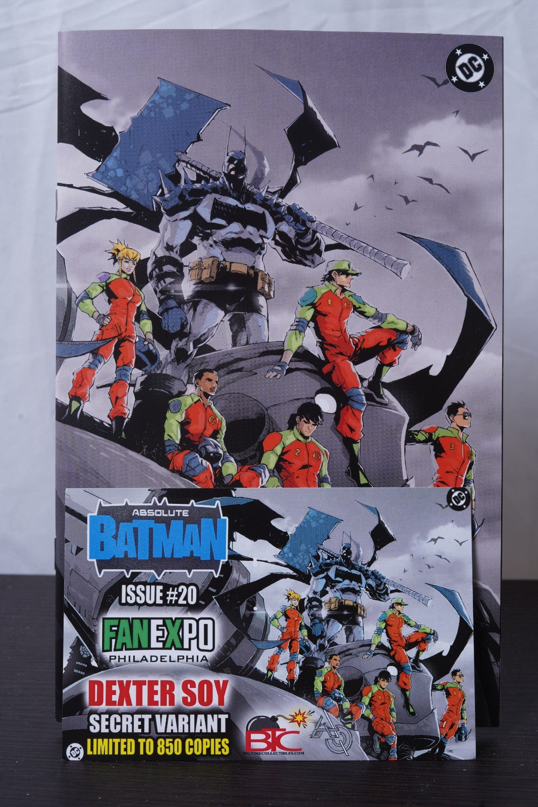 ABSOLUTE BATMAN 20 DEXTER SOY AQ SECRET COLOR SPLASH WRAPAROUND W/ COA LTD 850