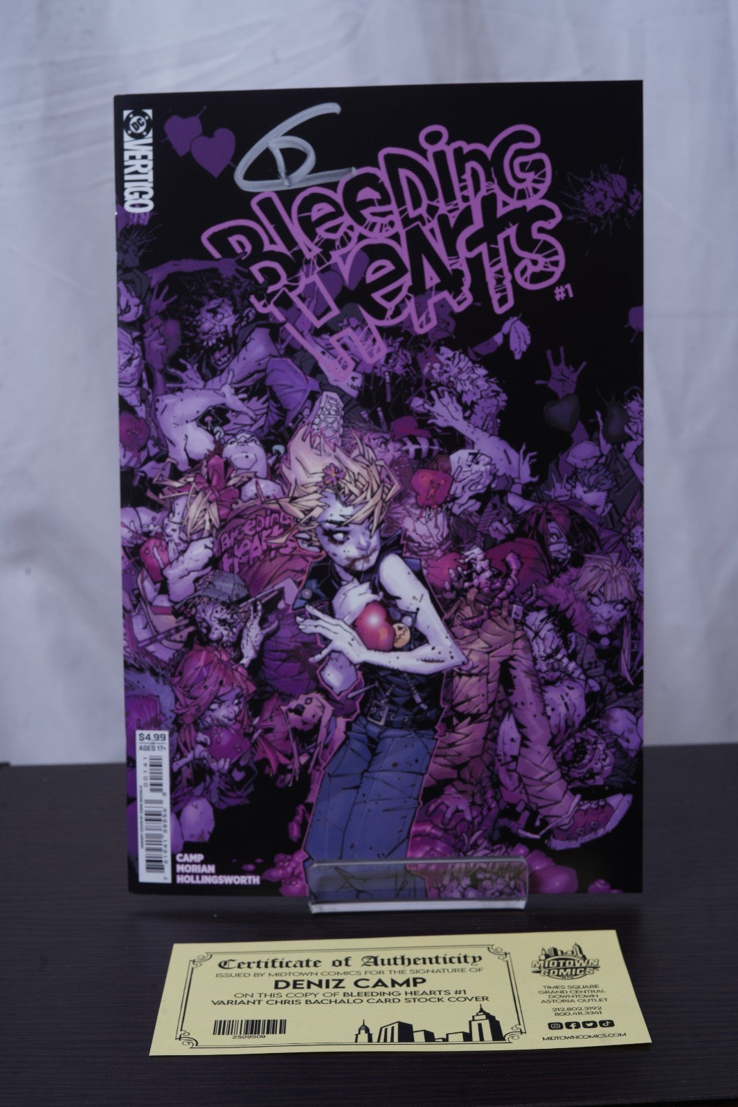 Bleeding Hearts #1 - Cover L Variant Chris Bachalo - Signed By Deniz Camp