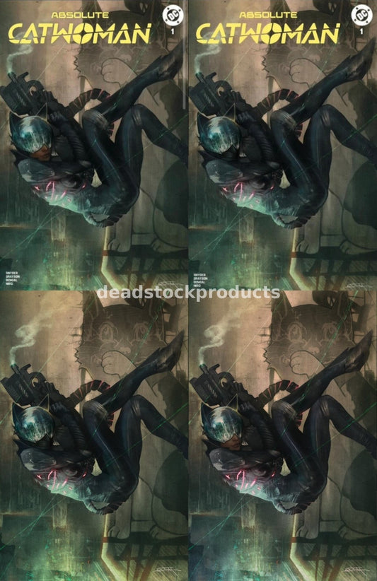 Absolute Catwoman #1 Quintana SET - Trade, Virgins, Foil, Virgin Foil PRESALE