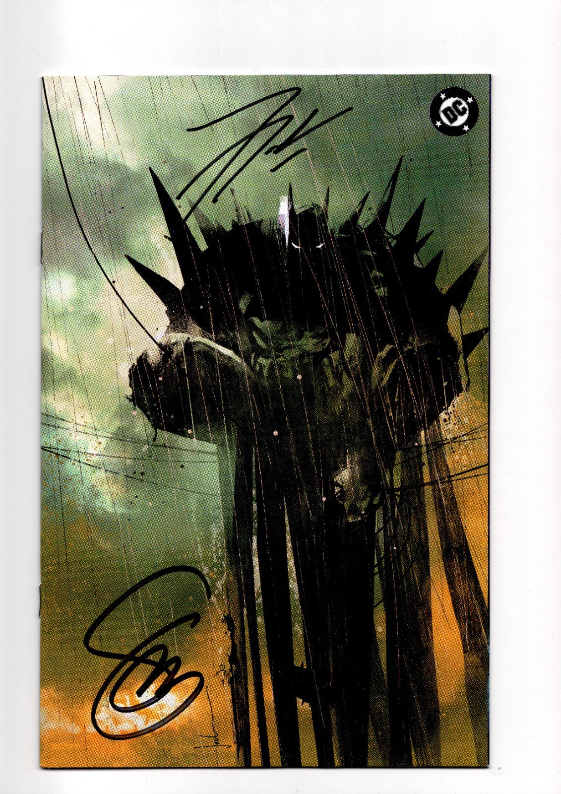 Absolute Batman Ark-M #1 - Signed Snyder & Frank Tieri - Virgin Variant