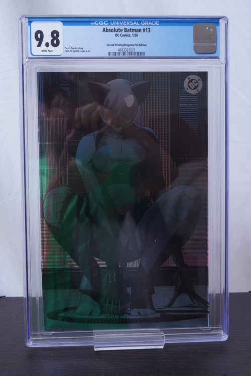 Absolute Batman #13   CGC 9.8 - 2nd Printing - Dragotta Foil Variant