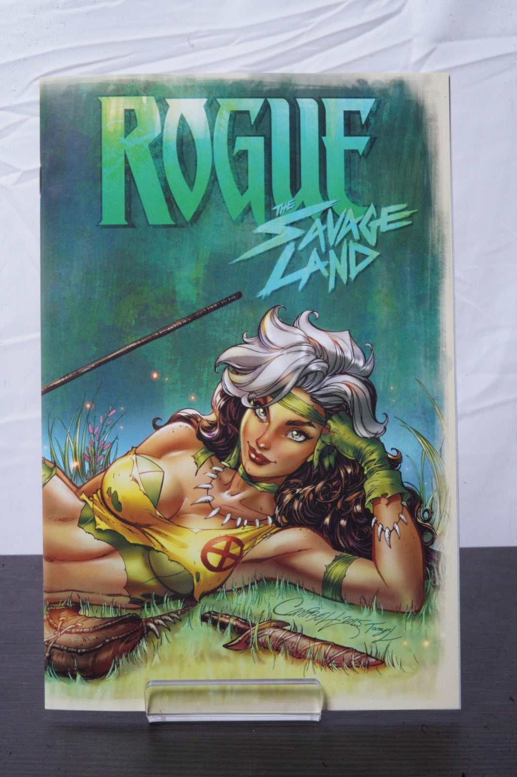 Rogue The Savage Land #5 J Scott Campbell JSC SIGNED ALL SIX COVER SET IN HAND