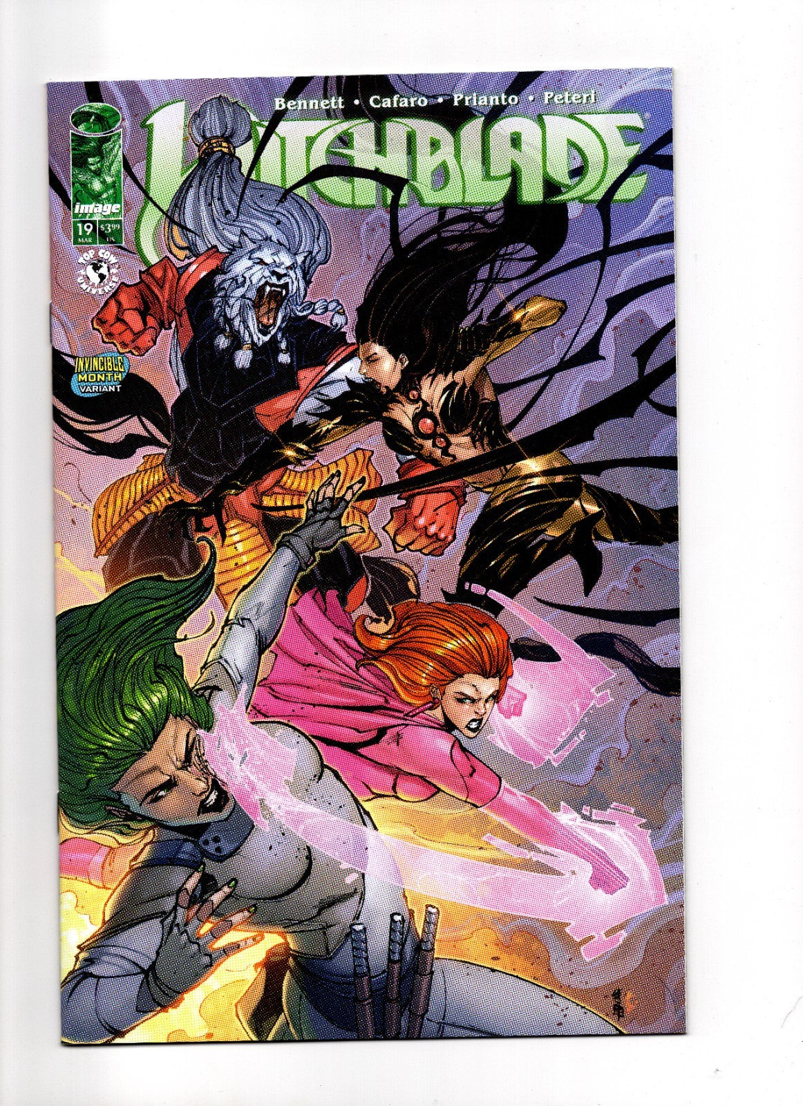 WITCHBLADE #19 COVER E GUISEPPE CAFARO & ARIF PRIANTO INVINCIBLE TEAM UP VAR