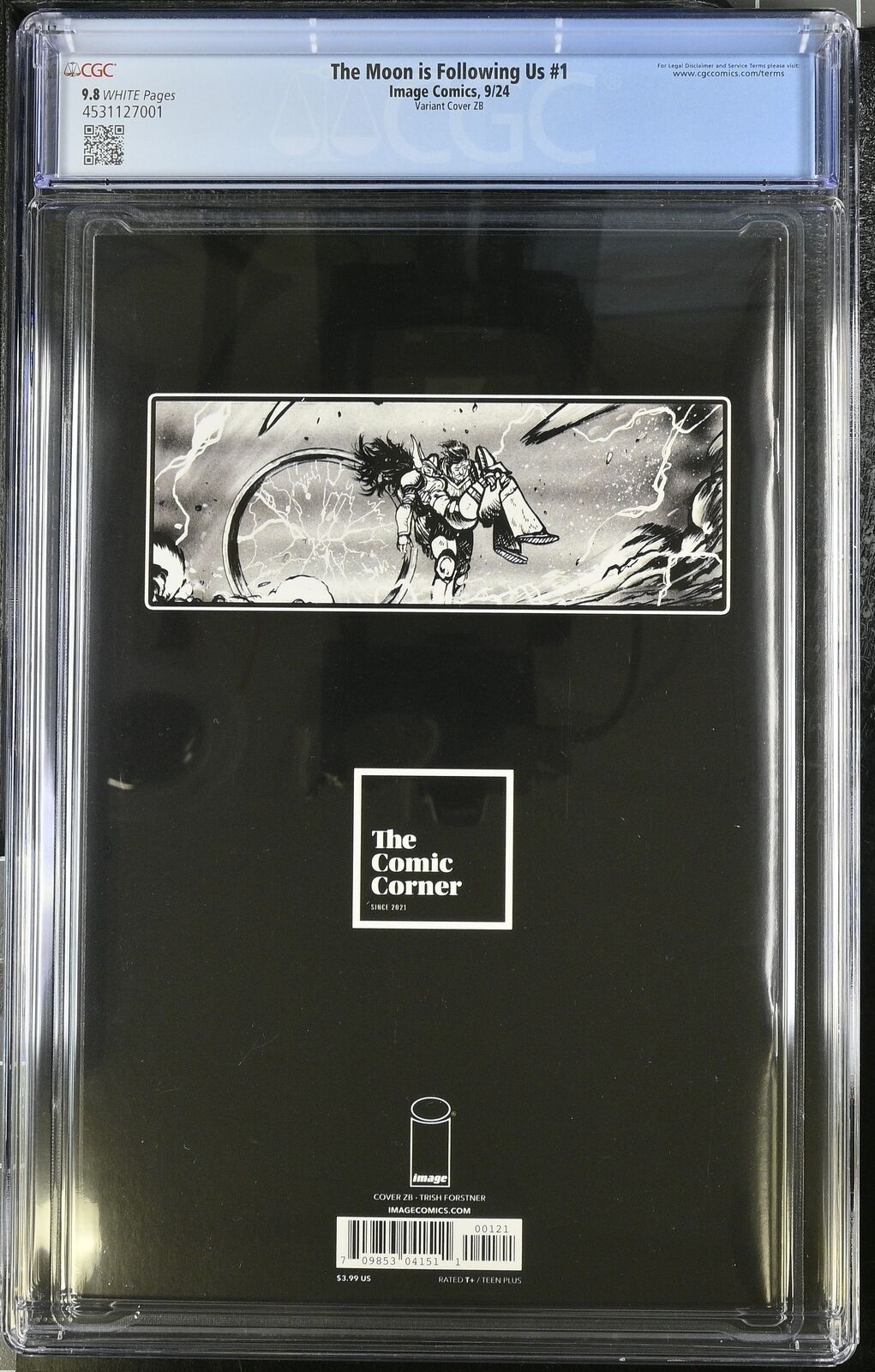 The Moon Is Following Us # 1 (2024) CGC 9.8  FORSTNER  COVER  ZB #74/300