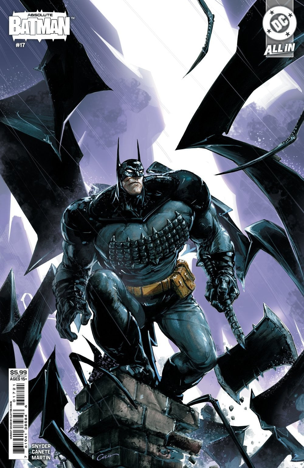 Absolute Batman Issue #17 - Clayton Crain