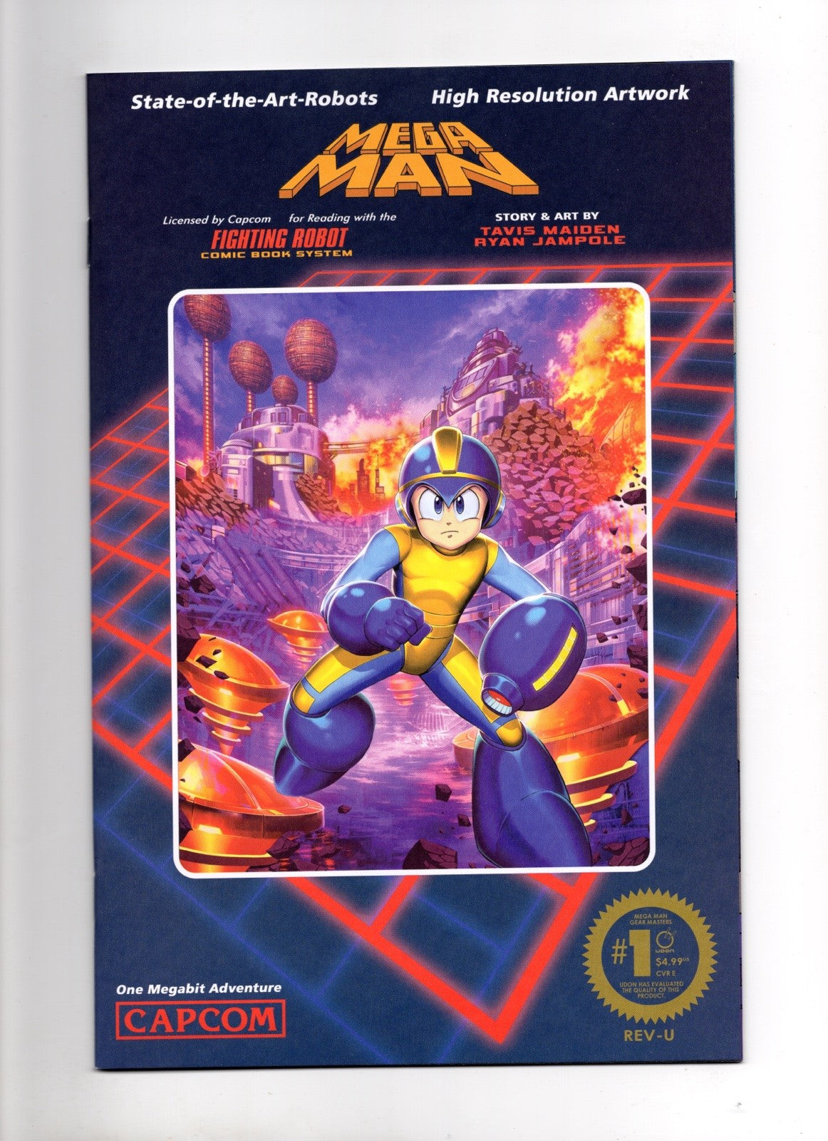 MEGA MAN GEAR MASTERS #1 (OF 5) CVR E INC 1:5 GENZOMAN VAR