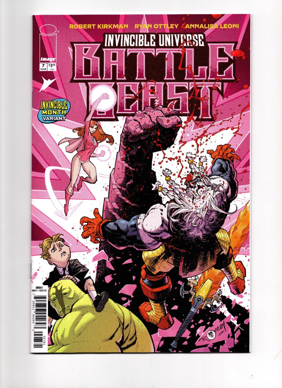 Invincible Universe Battle Beast #7 | Cover H H Ryan Ottley | Invincible Team-Up