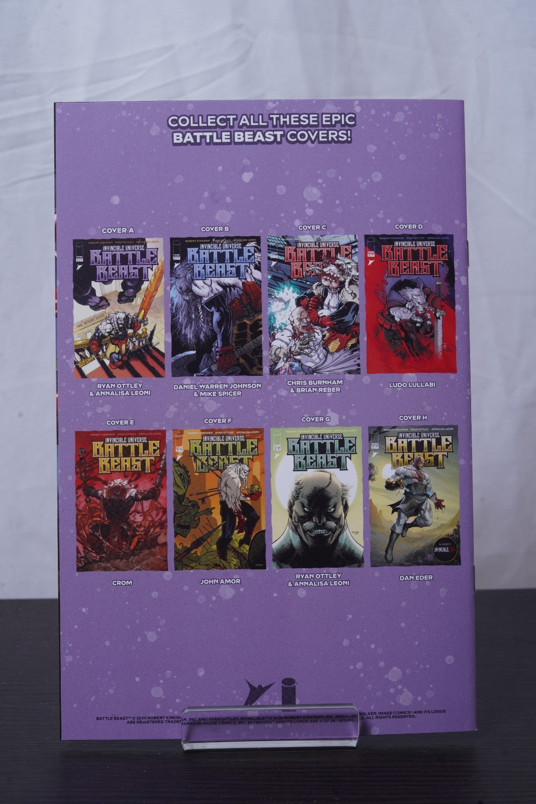 INVINCIBLE UNIVERSE BATTLE BEAST #9 COVER H DAN EDER VS