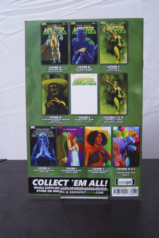 Mark Spears Monsters Issue #6 - Mark Spears - Cover C - Vampirella