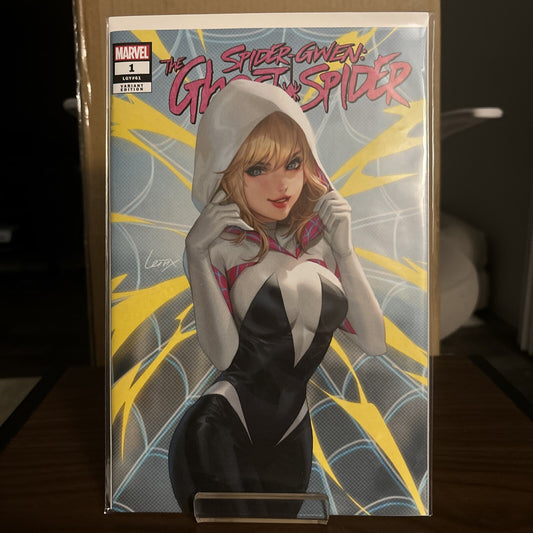 SPIDER-GWEN GHOST SPIDER #1 LEIRIX LI EXCLUSIVE VARIANT LE WITH COA