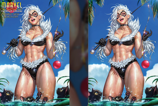 Marvel Swimsuit Special EOM 2 BOOK SET SDCC 2026 Black Cat Trade & Virgin