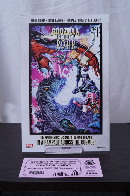 The End 2099 #1 Cover J Variant Paulo Siqueira Cover Signed By Steve Orlando