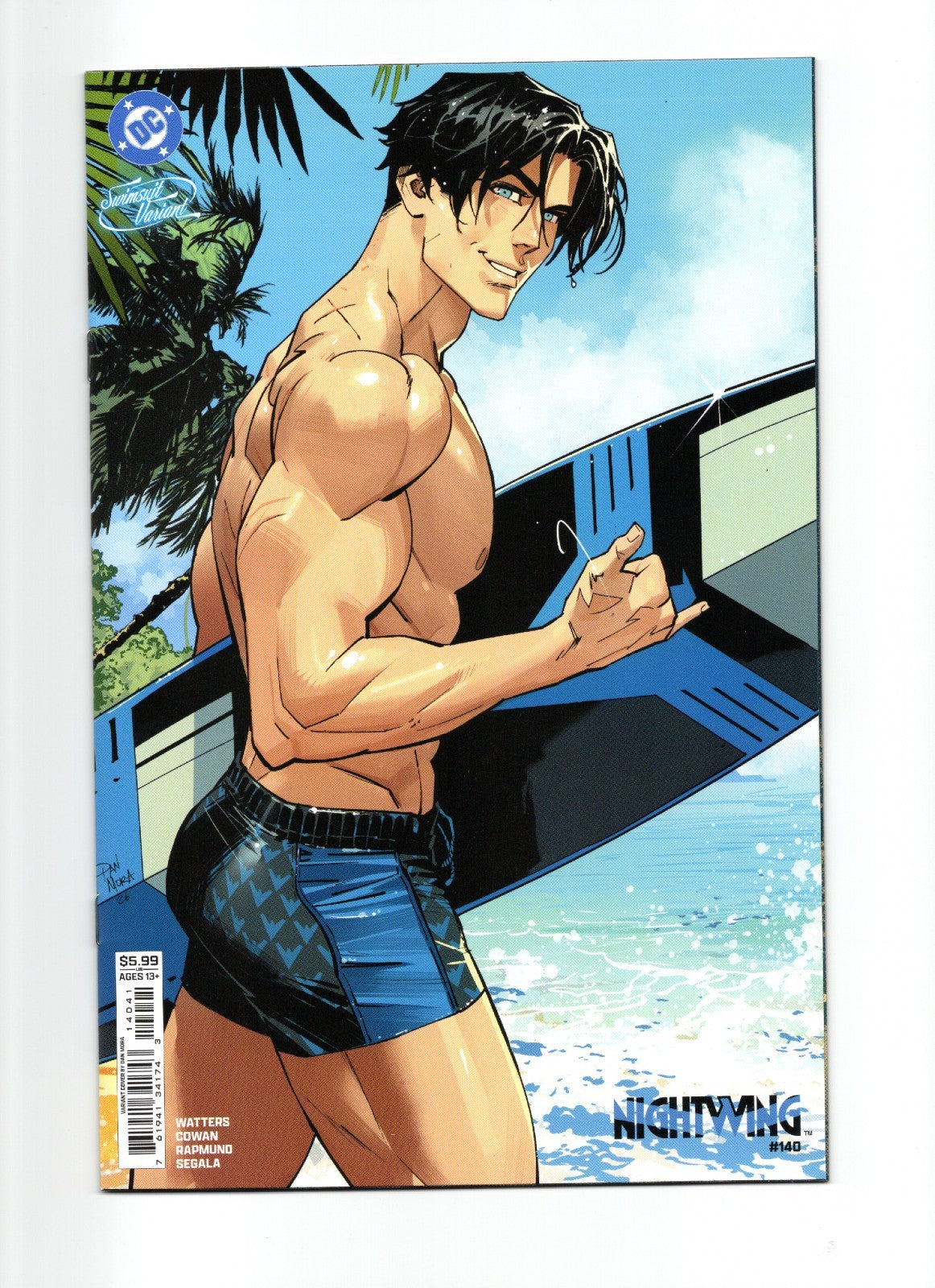 Nightwing #140 CVR D Dan Mora Swimsuit Card Stock VARIANT DC NM