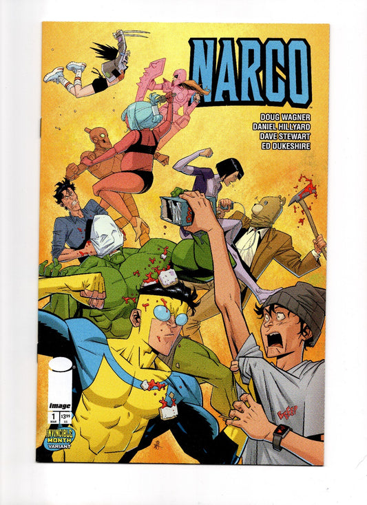 NARCO #1 COVER D DANIEL HILLYARD & DAVE STEWART INVINCIBLE TEAM UP VAR
