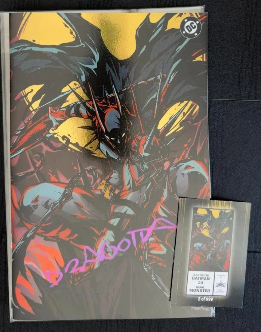 ABSOLUTE BATMAN #20 - MUJU MONSTER - TRINITY GOLD FOIL - LTD 999 - PRE-SALE