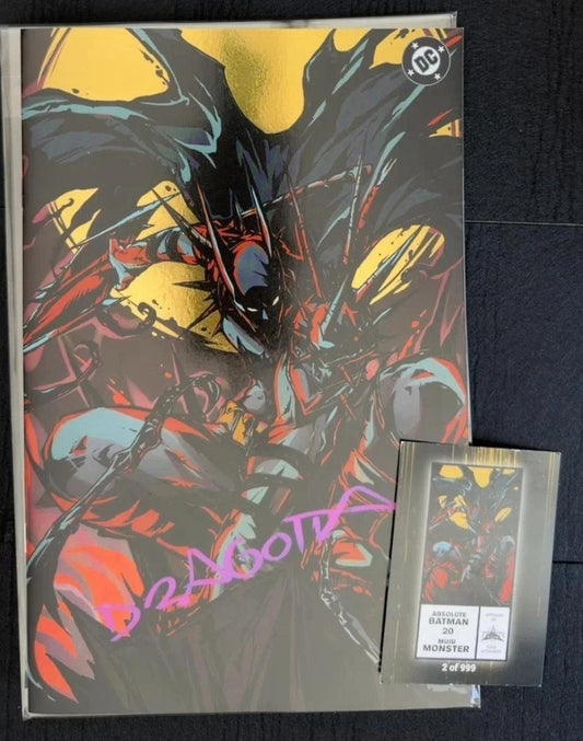 ABSOLUTE BATMAN #20 - MUJU MONSTER - TRINITY GOLD FOIL - LTD 999 - PRE-SALE