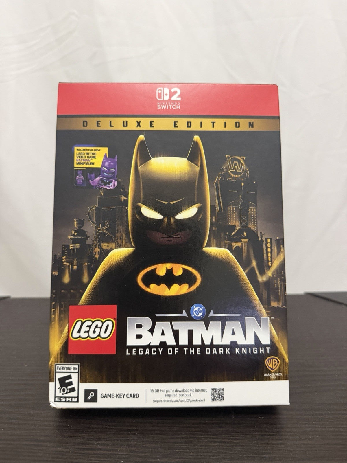 LEGO Batman Legacy of The Dark Knight Deluxe Edition Switch 2 WITH MINIFIGURE