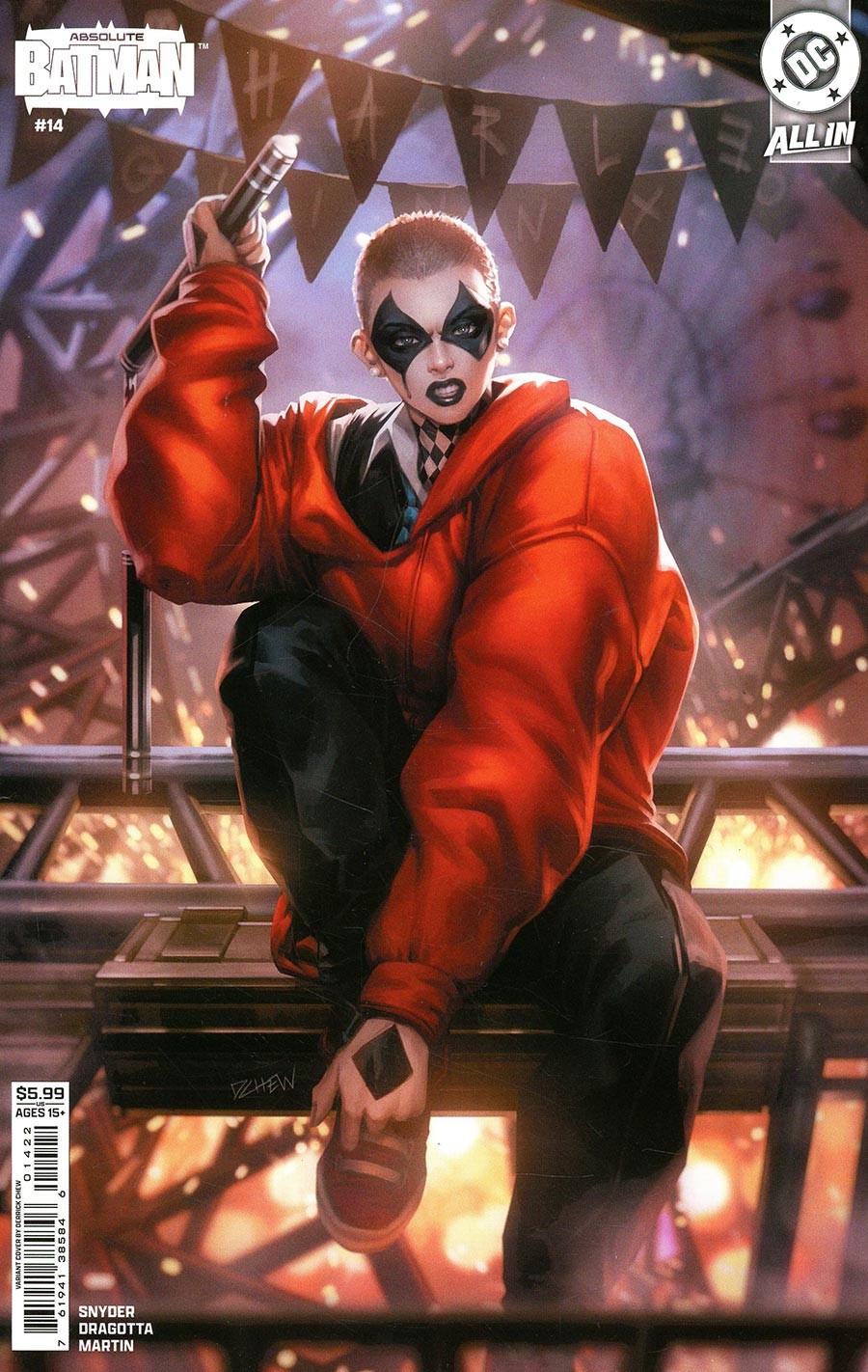 Absolute Batman #14 Cvr F Derrick Chew Card Stock Var DC Comics Comic Book