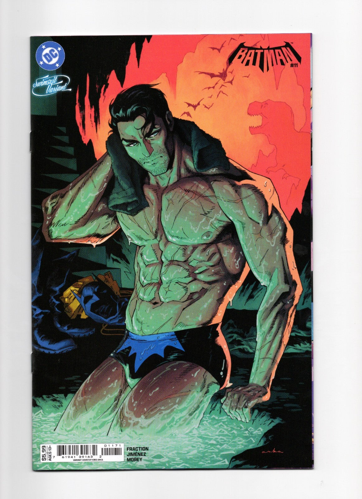 BATMAN #11 CVR F CHRIS ANKA SWIMSUIT CARD STOCK VAR