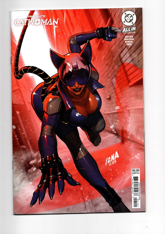 ABSOLUTE CATWOMAN #1 COVER B DAVID NAKAYAMA CARD STOCK VAR