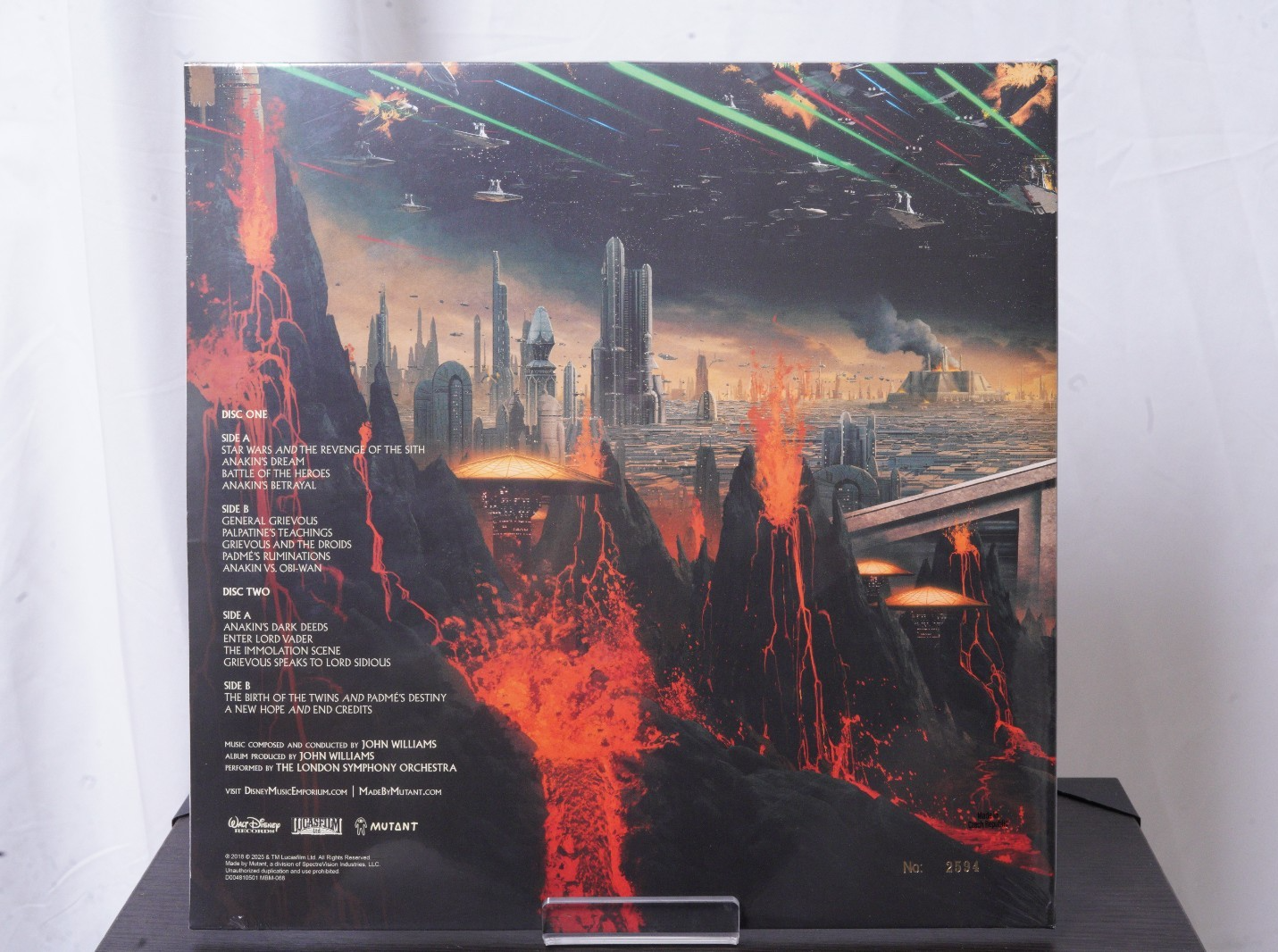 Star Wars Episode III Soundtrack Vinyl - Lava colored vinyl #2594