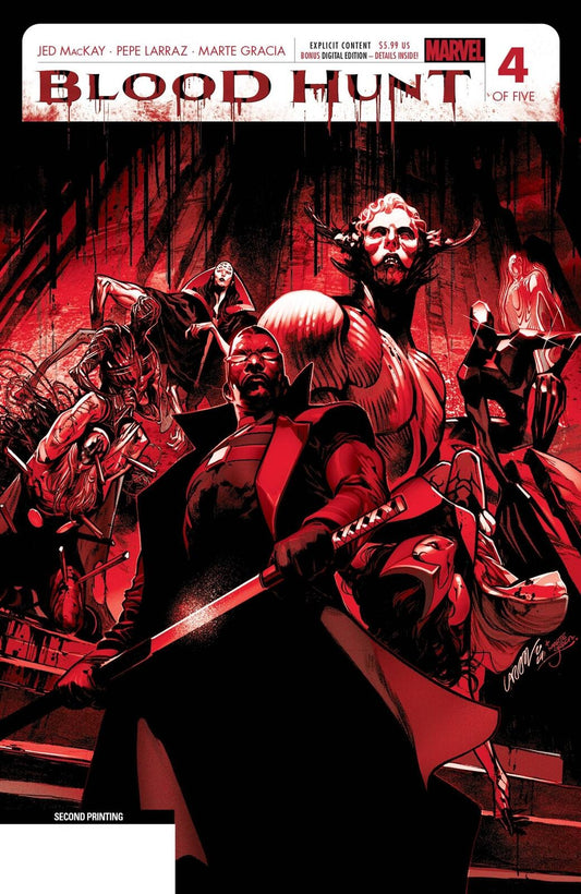 Blood Hunt: Red Band Edition Issue #4 - Pepe Larraz - 2nd Print