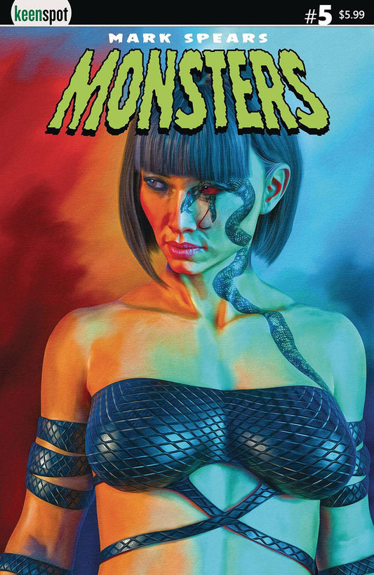 Mark Spears Monsters Issue #5 Cover E - Girl With The Snake Tattoo