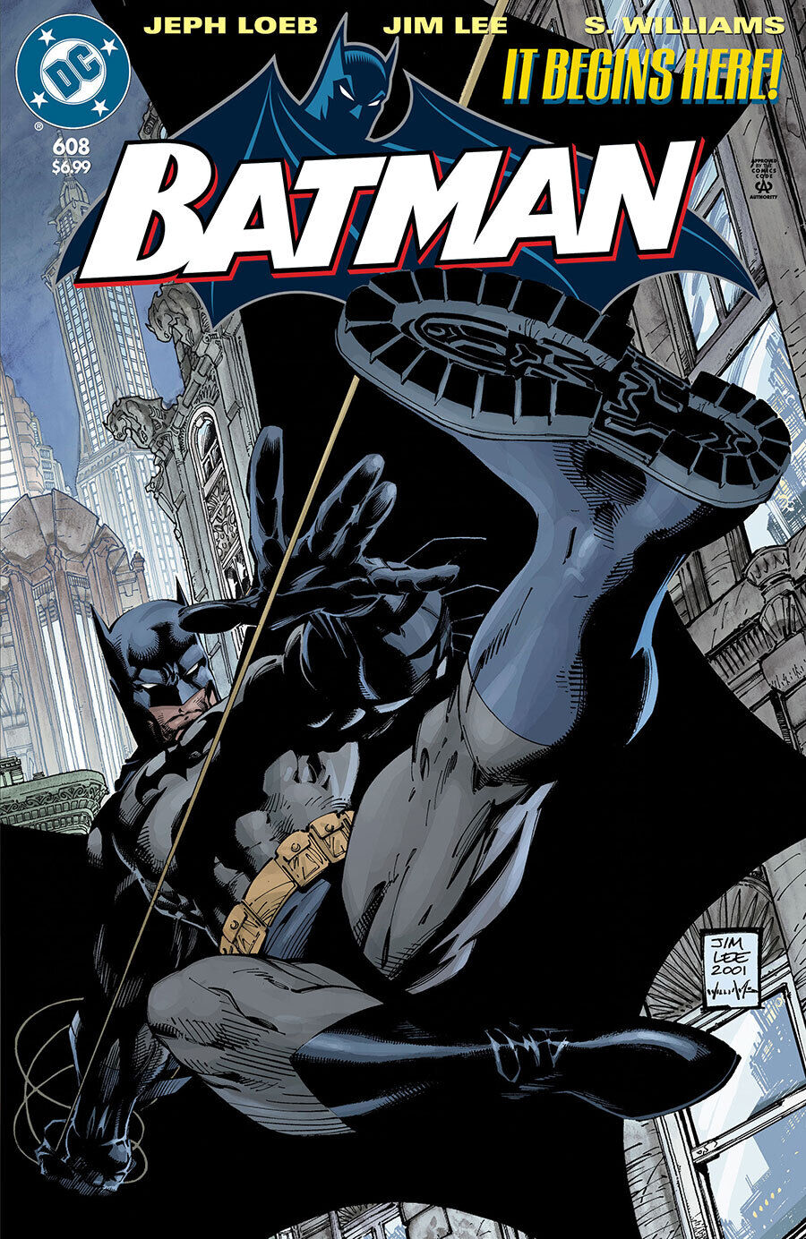 Batman Issue #608 - Jim Lee - 2025 Facsimile - Foil