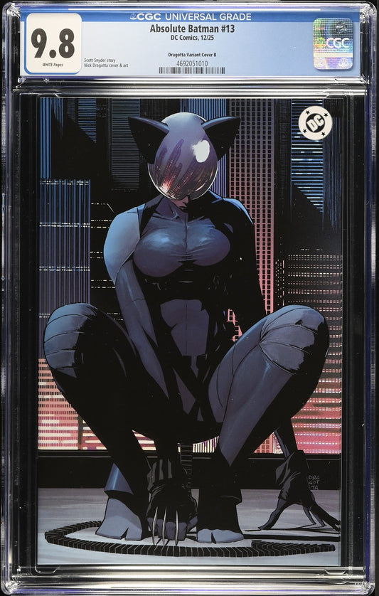Absolute Batman #13 Nick Dragotta Scott Synder 1:50 CGC 9.8 Virgin Variant