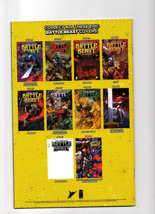 INVINCIBLE UNIVERSE BATTLE BEAST #1 CVR D INC 1:10 EJ SU VAR