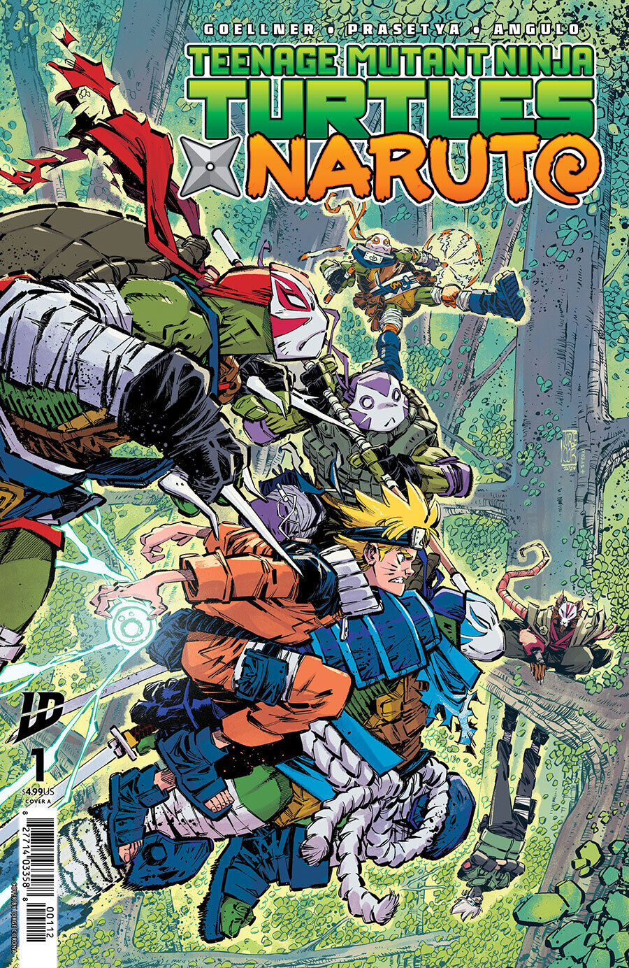 Teenage Mutant Ninja Turtles x Naruto Issue #1 - Jorge Corona - 2nd Print