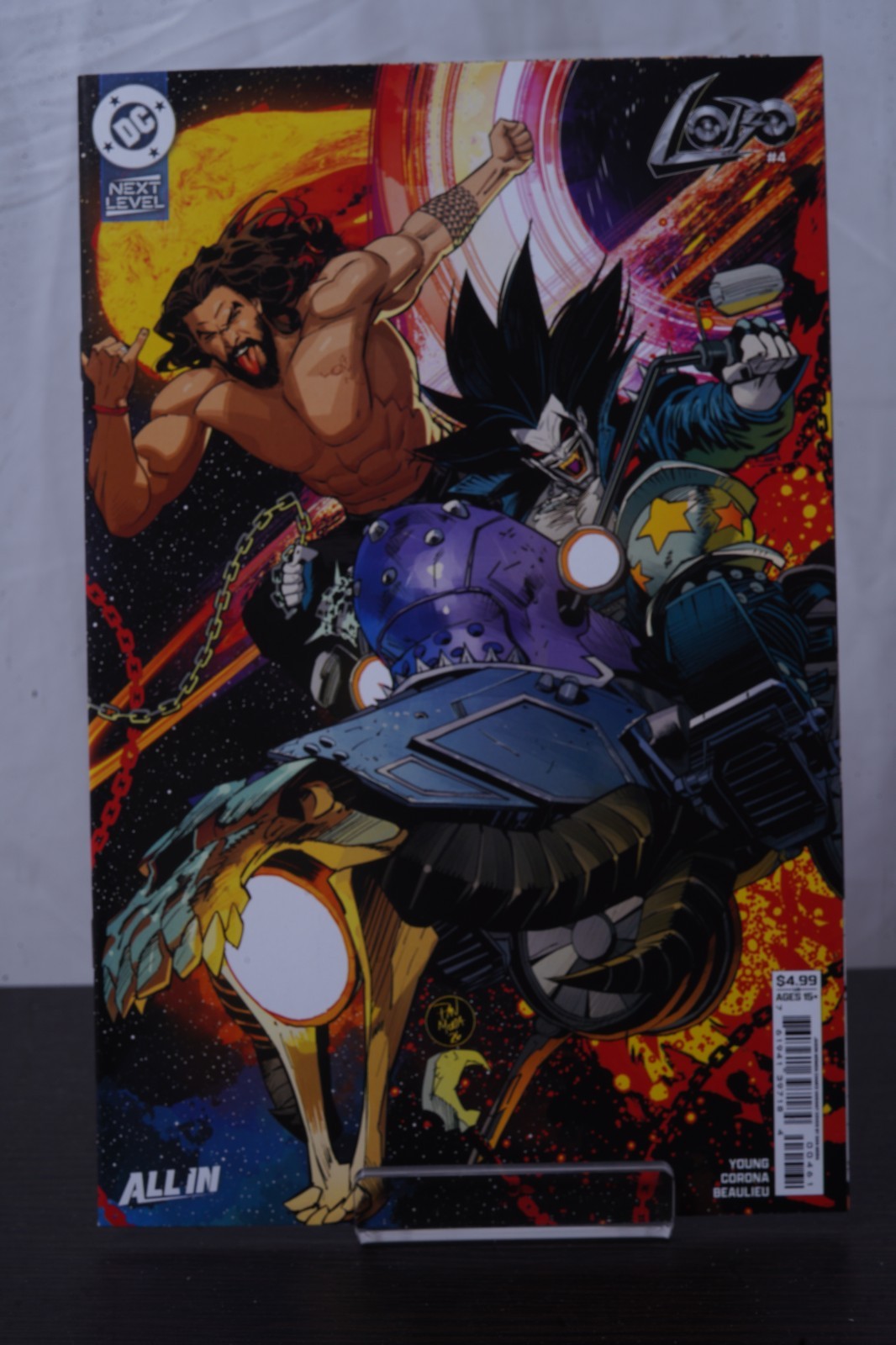 Lobo Issue #4 - Dan Mora - Jason Momoa Cameo