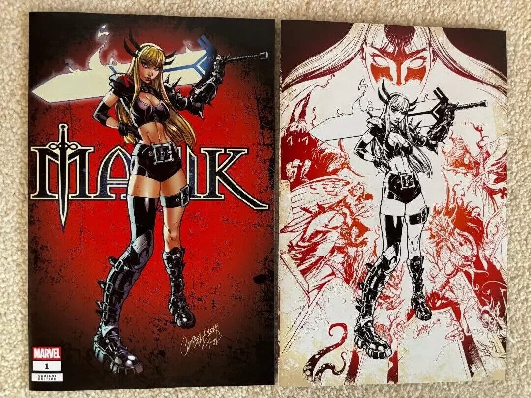 Magik #1 Exclusive J Scott Campbell Variant SET - Trade Dress + Sketch