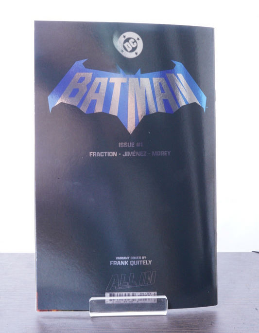 BATMAN #1 CVR E FRANK QUITELY CARD STOCK VAR