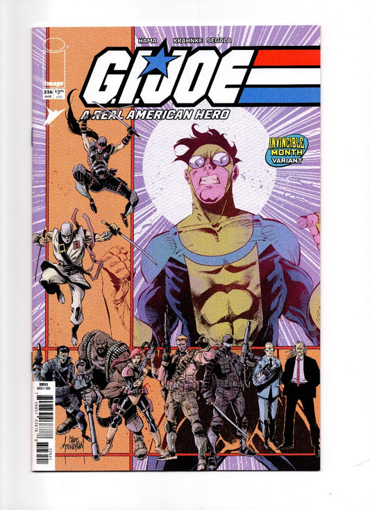GI JOE A REAL AMERICAN HERO #326 COVER D CHRIS MOONEYHAM INVINCIBLE TEAM UP VAR