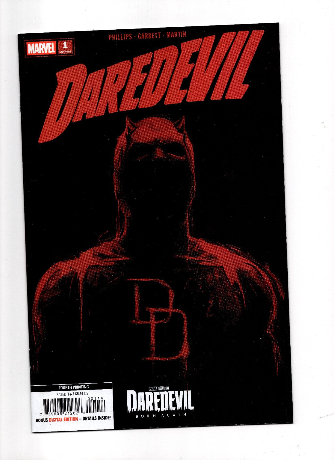 DAREDEVIL #1 MARVEL TELEVISION 4TH PRINTING VARIANT
