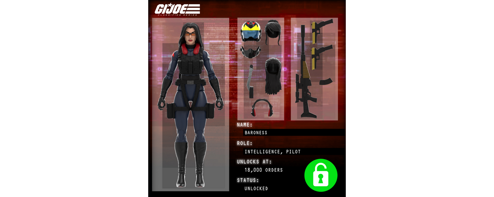 Hasbro G.I. Joe Classified HasLab Cobra Rattler Jet Figures ALL TIERS PRE-ORDER